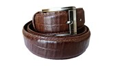 Dark Brown Leather Belt